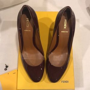 NIB Fendi Patent Pumps